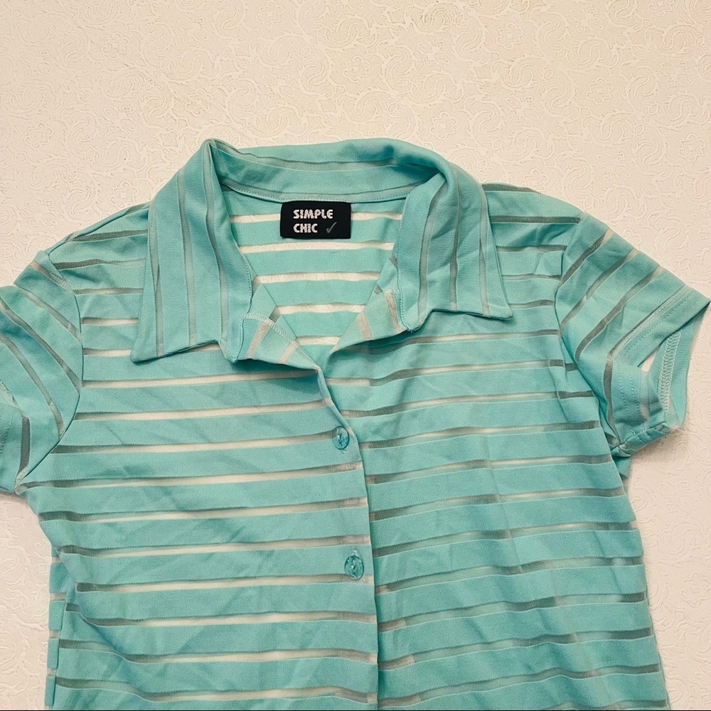 Turquoise Blouse - Picture 3 of 5